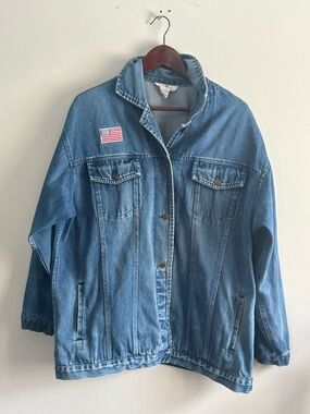 Vintage 90’s Hunters Run Denim Trucker Jacket